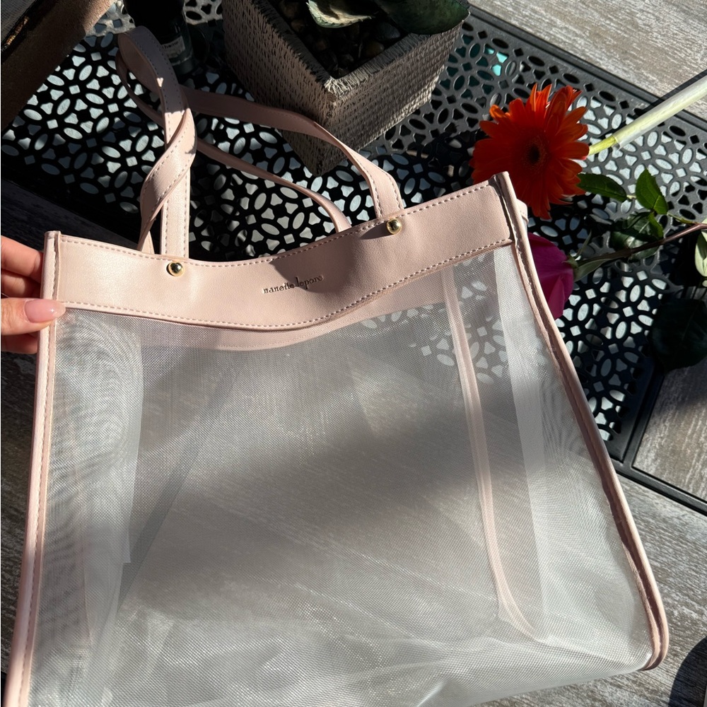 Sheer Blush Bag 🤍